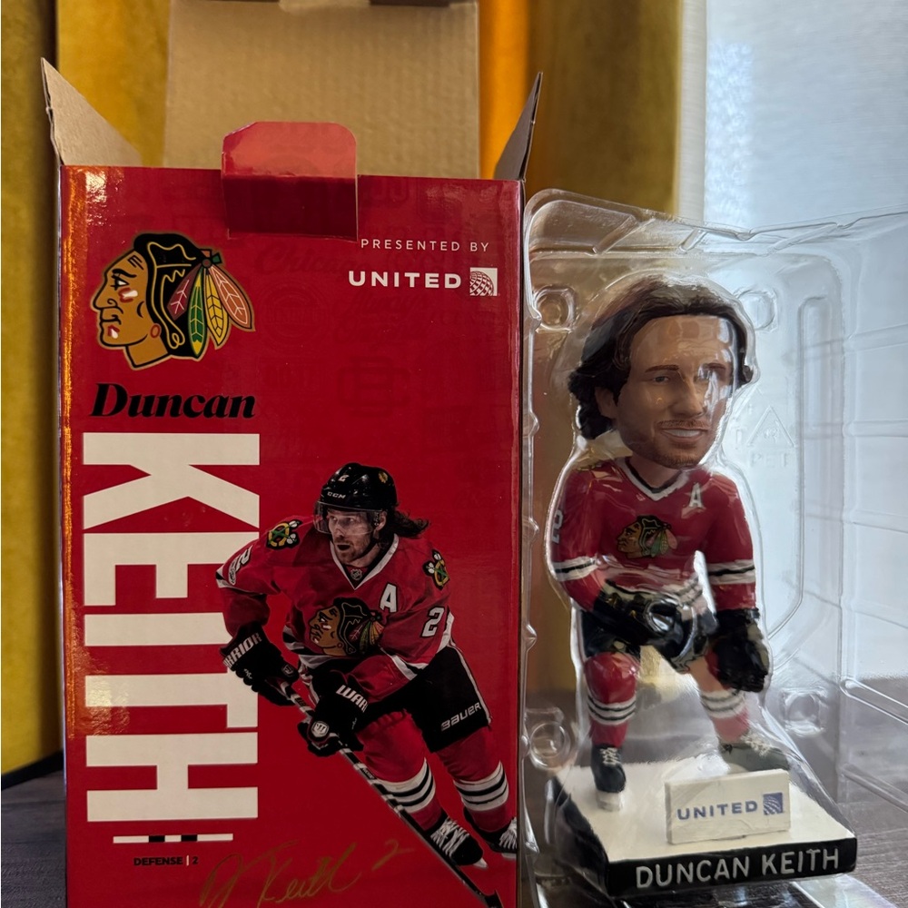 Duncan Keith Bobblehead Chicago Blackhawks Centennial Edition